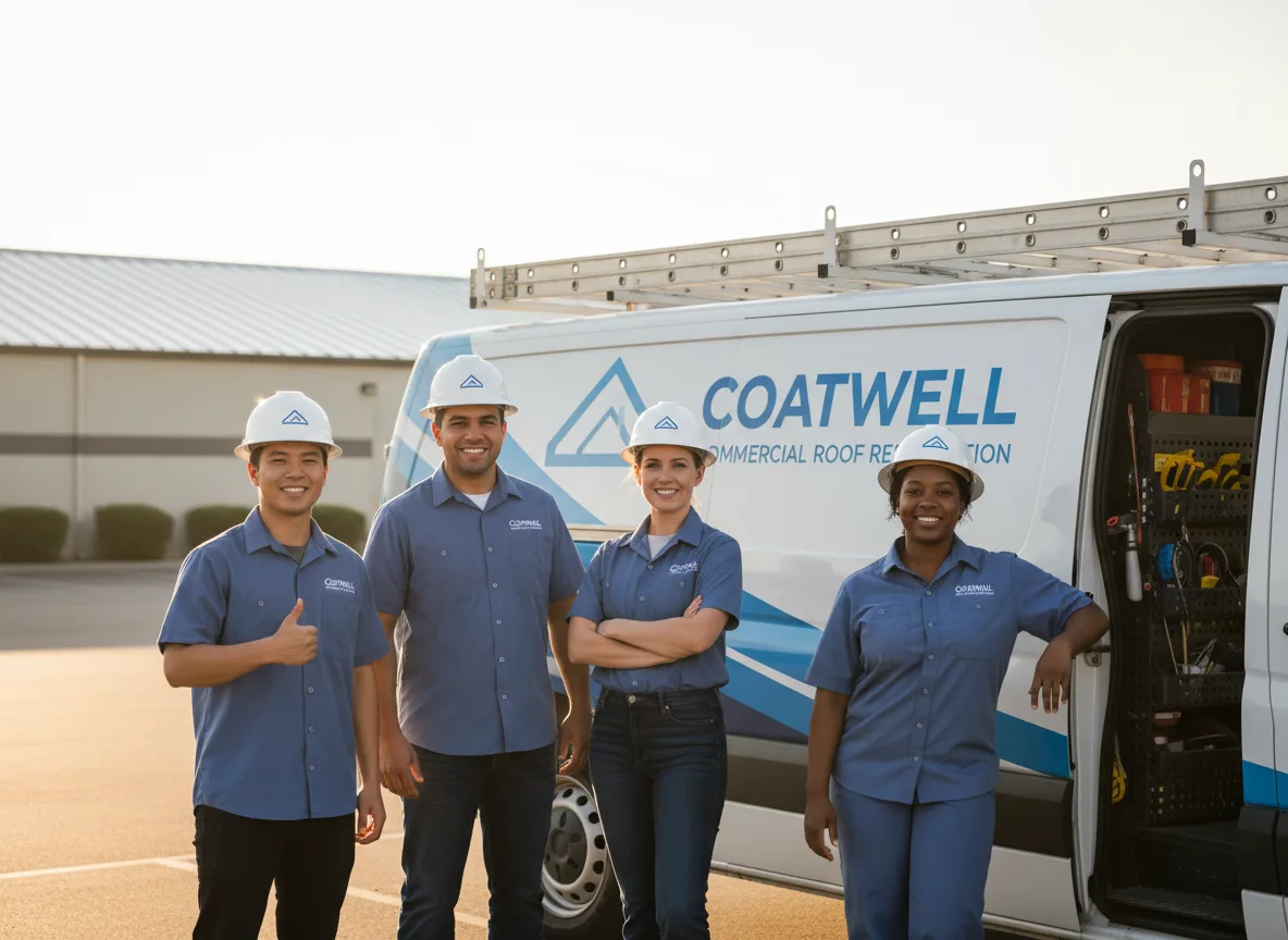 Commercial roof coating company in Tyler Hill, PA